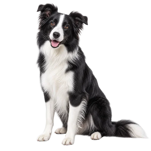 邊境牧羊犬示意圖
